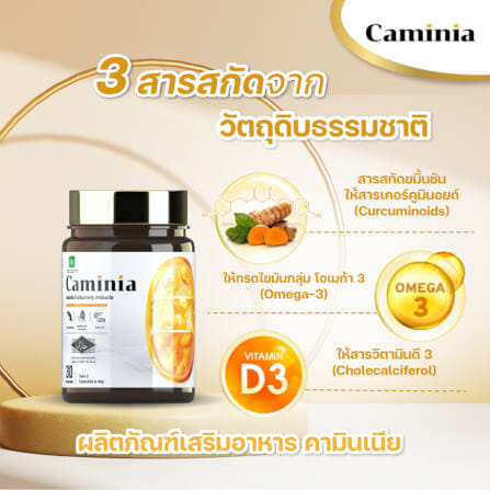 ผลิตภัณฑ์อาหารเสริม คามินเนีย ขนาด 30 แคปซูล_8